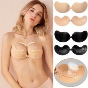 Silicone Strapless Push Up Bra - Self Adhesive Enhancer