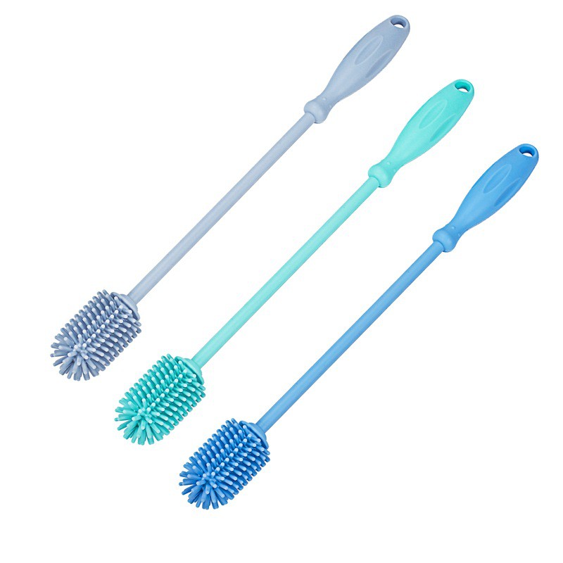 4 in 1 Bottle Brush Cleaner，Multipurpose Cleaning Brush Set,Include Cup Lid  Gap Brush, Adjustable 11-13 Long Handle Bottle Brush,Straw Cleaner