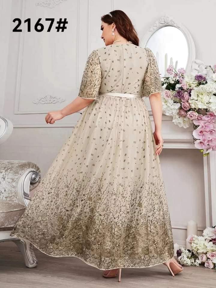 Short Party Dresses For Big Ladies Womens Casual Formal Plus Size Dress V  Neck Maxi Elegant
