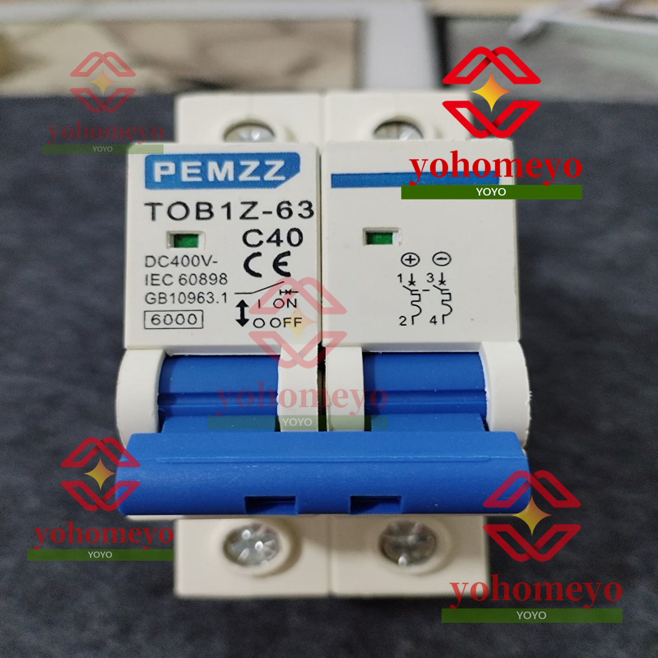 Miniature Circuit Breaker 10A / 16A / 20A / 32A / 40A / 50A / 63A, 2-poles, 220VAC / 230VAC / 400VAC MCB SALE / JAXHAND / ELECTRICALS / Amperes /Circuit Breaker / Lowest Price - Image 2