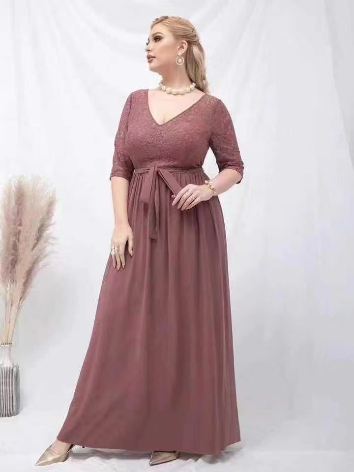 Wedding Gown For Ninang Plus Size - Elegant Lace Formal Dress For Special  Events | Lazada Philippines