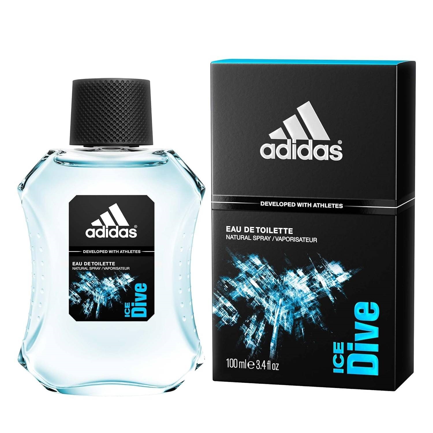 Adidas Ice Dive Men's Eau De Toilette Spray, 3.4 oz