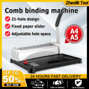 Comb Binding Machine - Heavy Duty, A3/A4, Home Office
