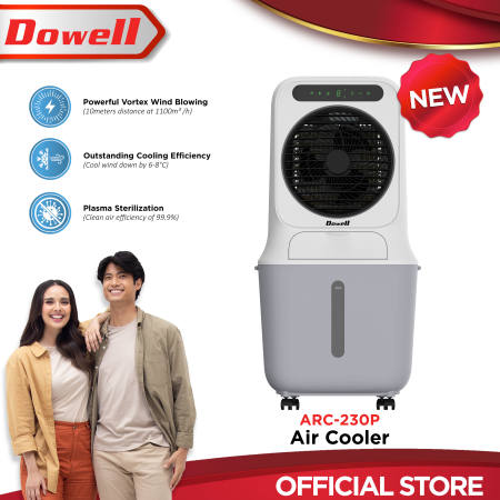 Dowell 23L Detachable Water Tank Air Cooler with Plasma Sterilization
