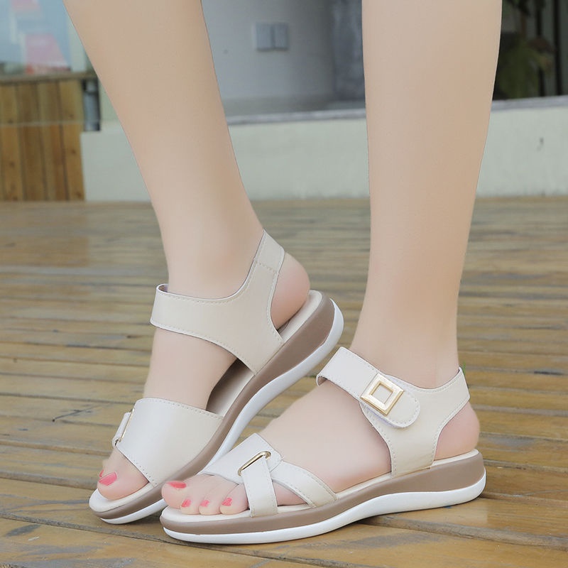 Cln Sandals Hiking Gimi Flat Formal Korean Sandals Shoes For Womens Woman  Malambot na mag-aaral na bukas ang daliri ng paa na pambabae