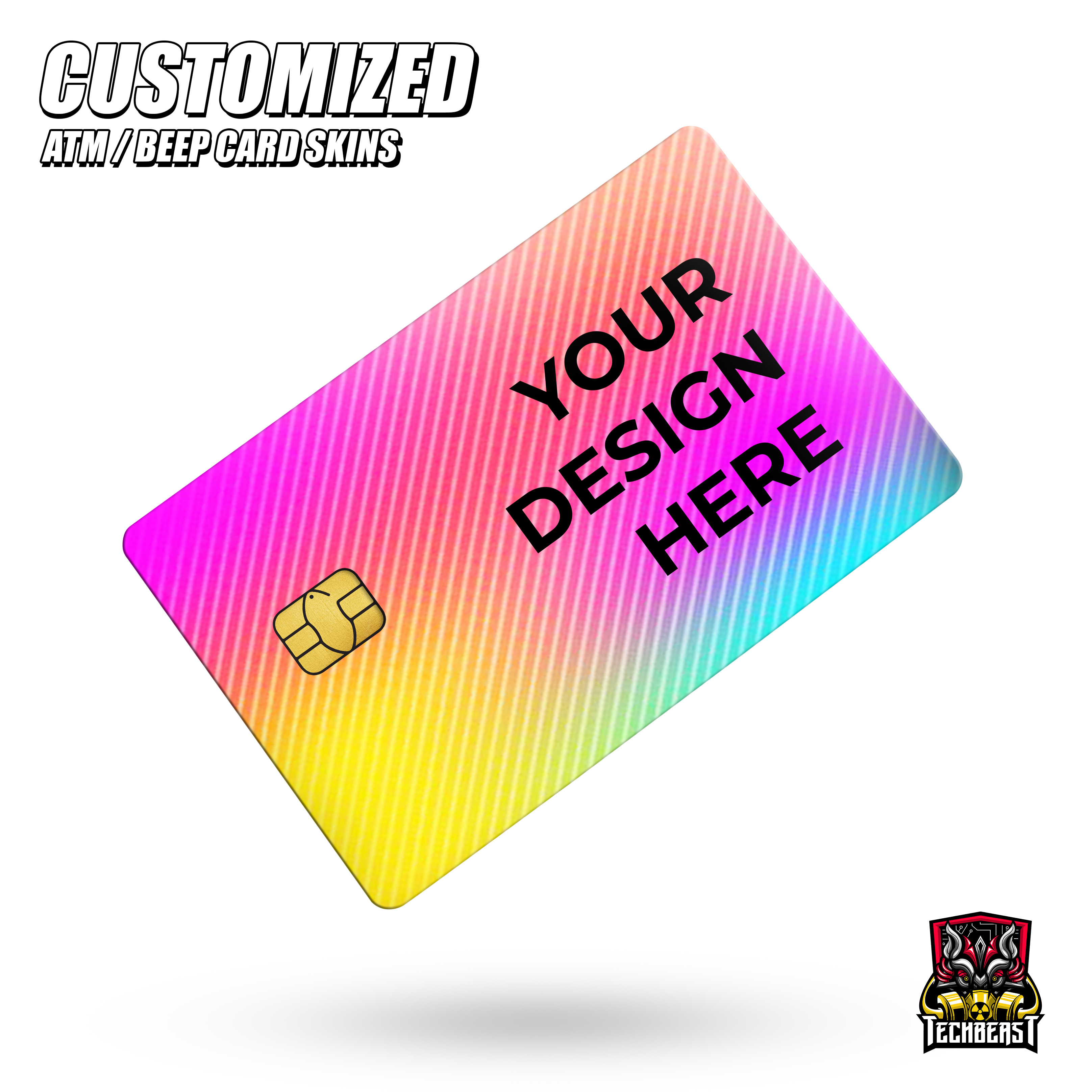 Custom credit card skin
