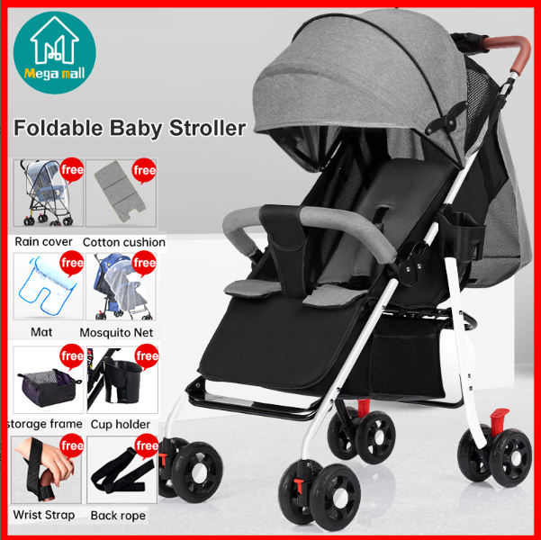 "Folding Baby Stroller for Boys and Girls - Mega Mall"