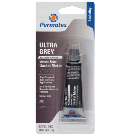  Permatex 81173 Black Silicone Adhesive Sealant, 12.9