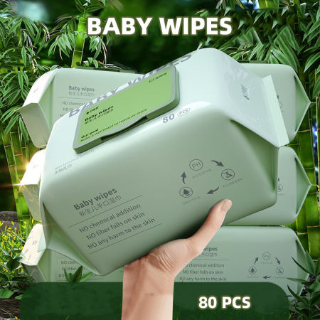 Organic Baby Wipes - Large Pack for Newborns