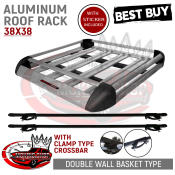 STINGRAY Aluminum Roof Rack Cargo Carrier Double Wall Basket