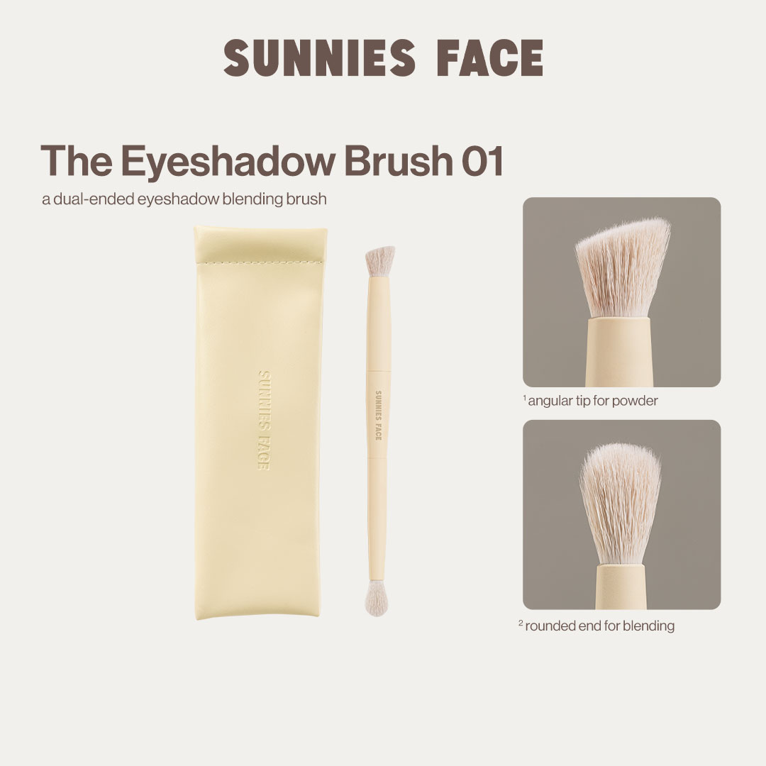 Discount on Sunnies Face  shoes - SKU: Sunnies Face The Eyeshadow Brush 01 [Dual-Ended Eyeshadow Blending Brush]