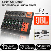 JBL/Yamaha 7-Channel Bluetooth Mixer Amplifier with Reverb Effect