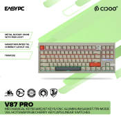 EasyPC Barebone Mechanical Keyboard with RGB and VIA Programmable