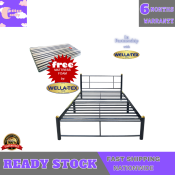 Cotton Candy - AUDREY Metal Bed Frame with FREE Mattress