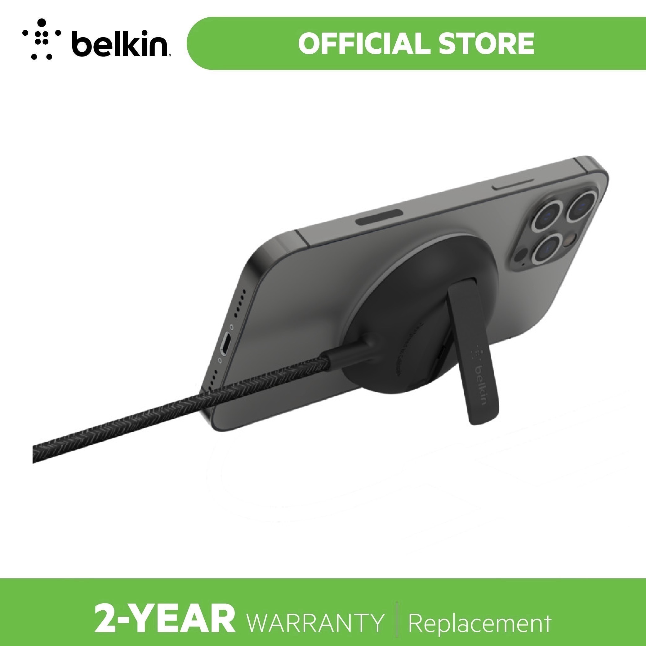 独特な店 Belkin MagSafe 3-in-1 Fast Wireless Charger, MFi Certified Charging  Travel Pad for iPhone Compatible Car Phone Magnetic Ch 並行輸入品 hideout.lk