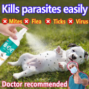 Tick and Flea Spray Remover - Pet-Safe Plant-based Formula