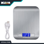 MAIA USB Rechargeable Kitchen Scale by Stainless Steel