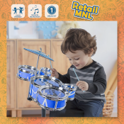 Retailmnl Mini Jazz Drums Kit Percussion Toy