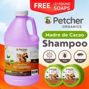 Petcher Organics Tick & Flea Shampoo + Free Soap