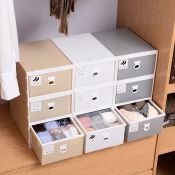 3-in-1 Bra and Sock Organizer Set - Foldable Storage Box