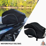 Motorcycle Tail Bag Backpack Rear seat bag with strap