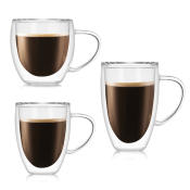 Double Walls Glass Coffee Cups by 