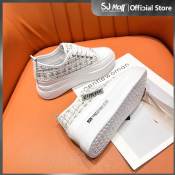 Korean Fashion High Cut White Shoe For Girls