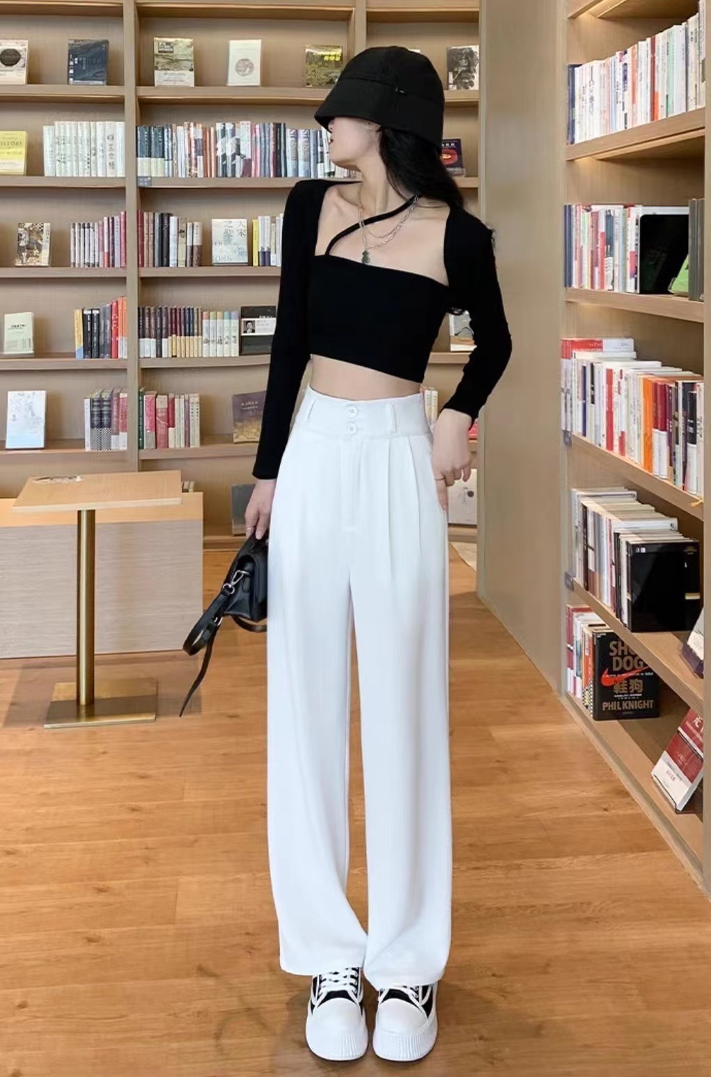 Suit trousers - Natural white - Ladies | H&M-saigonsouth.com.vn