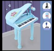 Girl's 25-Key Electronic Piano with Microphone - 