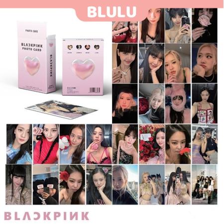 50pcs/box EN Twice Straykids BLACK-PINK Ive Laser Cards Holographic holographic lomo cards Photocard