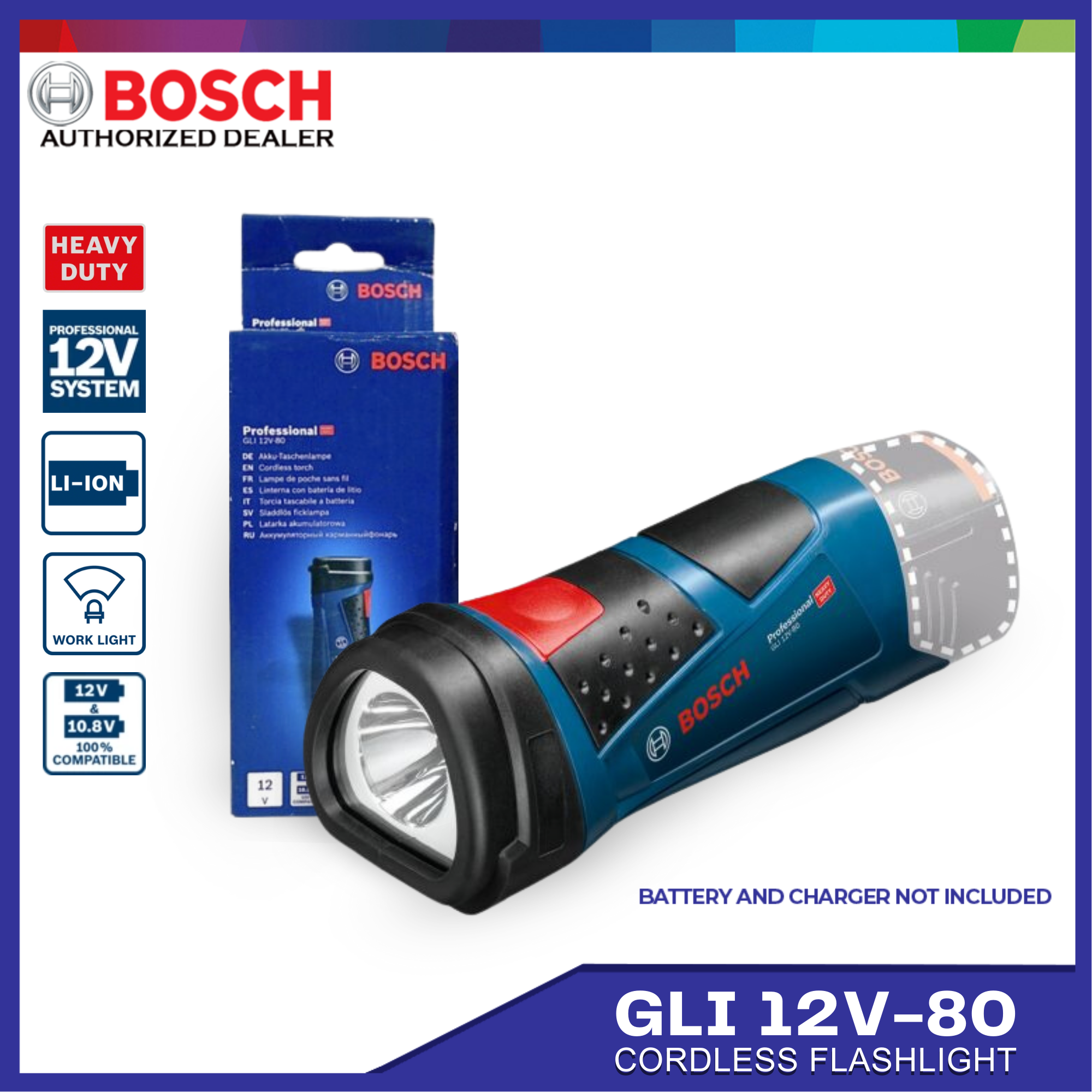 GLI 12V-330 Torcia a batteria