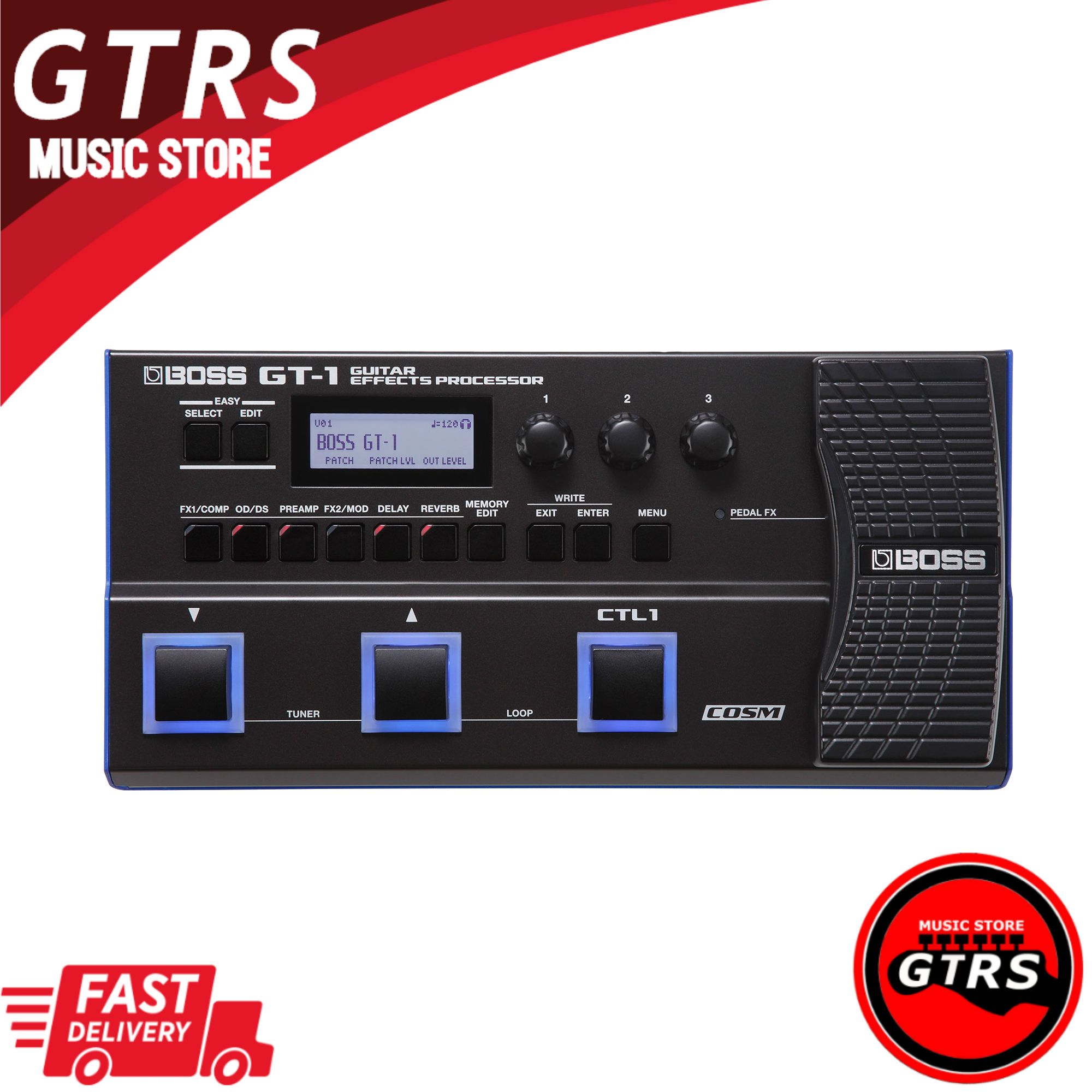BOSS GT-1 Guitar Effects Processor - 通販 - gofukuyasan.com
