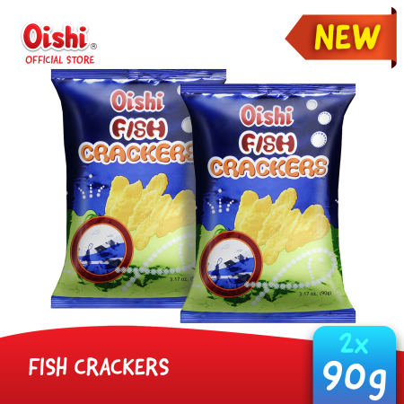 Oishi Fish Crackers 90G x2