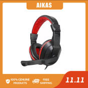 AIKAS AI-A3 Gaming Headset with Retractable Microphone (10 words)
