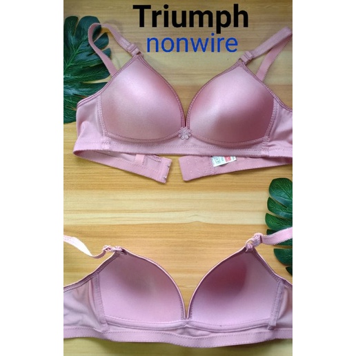 NO WIRE HIGH QUALITY BRA TRIUMPH (like) SIZE 34 TO 40 (PLEASE ADD SIZE- refer to SIZE CHART) Comfortable Breathable T-Shirt Bra for Women and Girls - Image 2