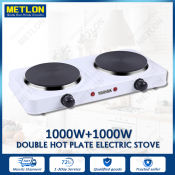 Portable Electric Double Hot Plate by NEVIS