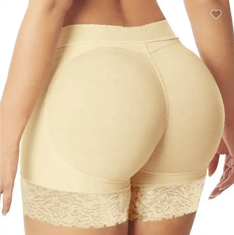 Buy Women Control Panties With Pad Butt Lifter Hip Enhancer Mesh Breathable  Underwear Push Up Big Ass Fake Butt Body Shaper online