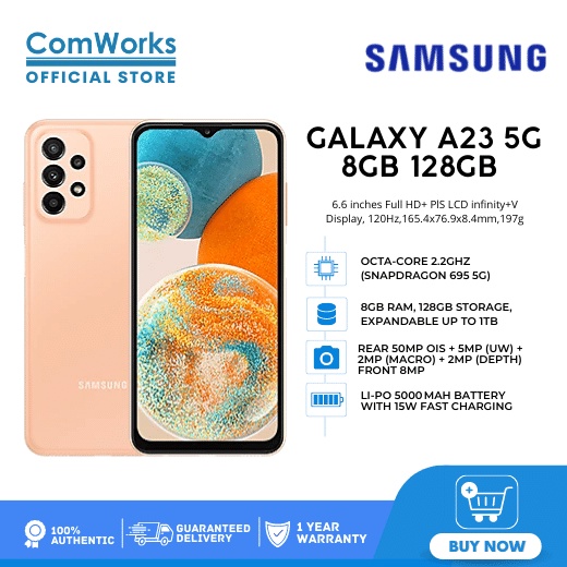Samsung Galaxy A23 5G Smartphone 6GB8GB RAM+128GB ROM Snapdragon 695 5G  5000mAh Battery