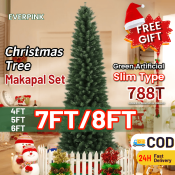 Everpink Slim Christmas Tree Decoration Set, 5-8ft, Makapal (Thick