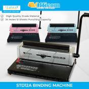 Officom STD12A Wire Binding Machine: A4 Size, 120 Sheets Capacity