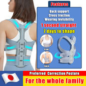 Adjustable Posture Corrector from Japan - Breathable Back Support