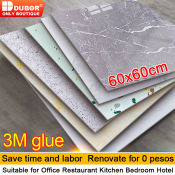 50pcs Self-Adhesive Vinyl Marble Tiles - 60x60cm Decor