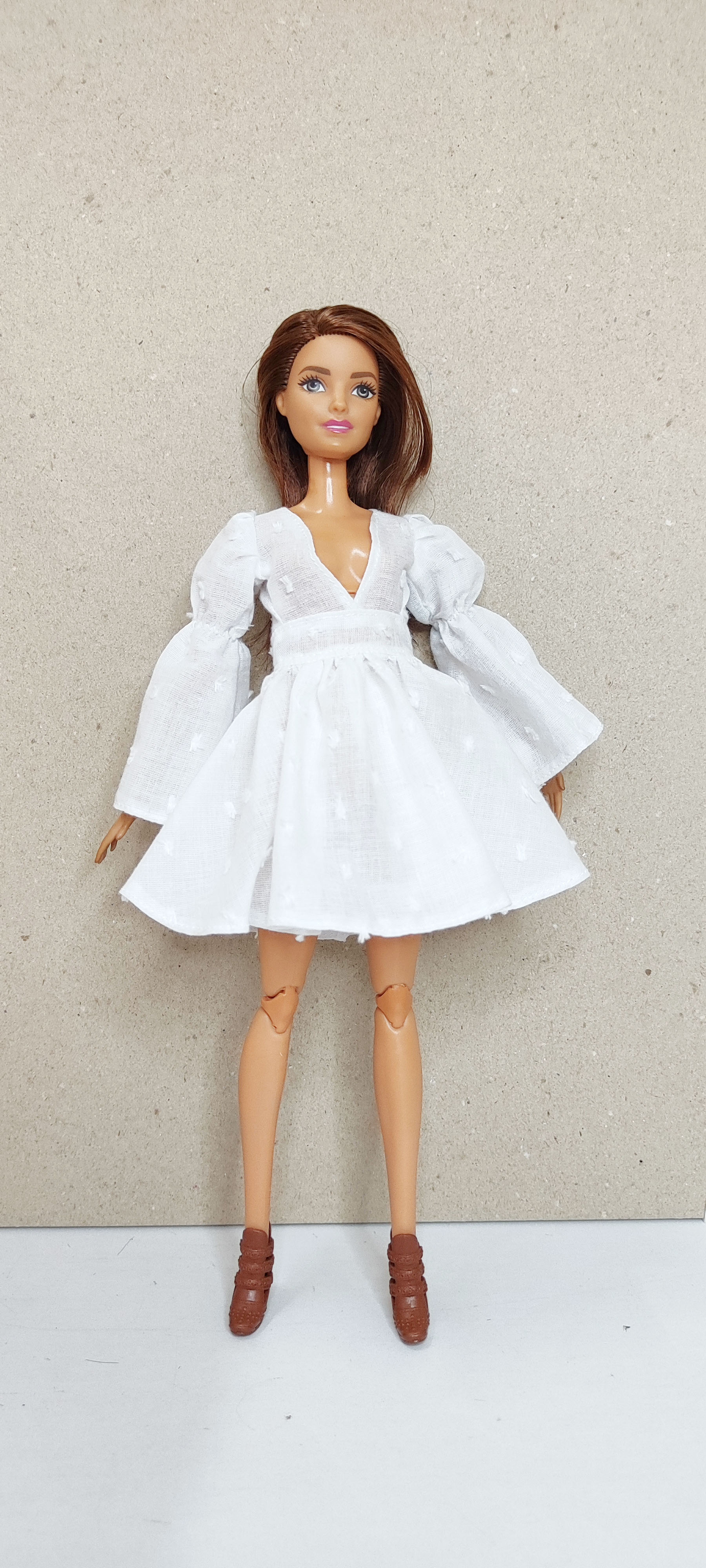 Barbie in deals white dress