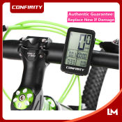 CONFINITY Bike Speedometer Odometer - Wireless, Waterproof, USB Rechargeable