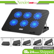 Foldable Laptop Cooler Pad with LED Light for 9"-17" Laptops