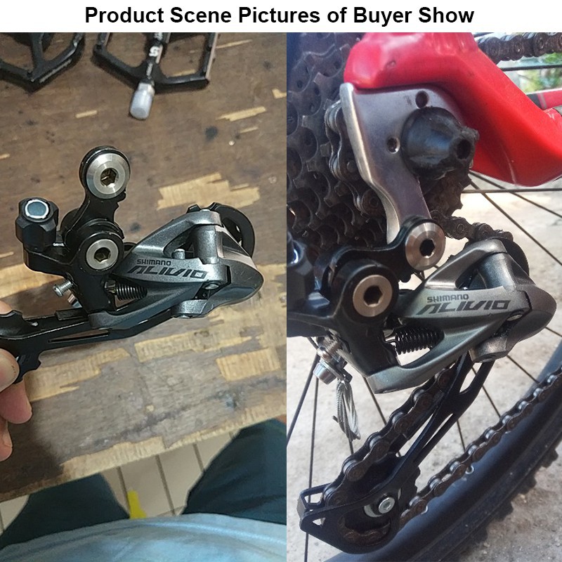 [Ready Stock] SHIMANO ALIVIO RD-M4000 MTB Mountain bike bicycle cycling  RD-M370 alloy rear derailleur speed