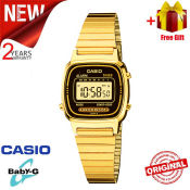 LA670WGA-1DF Women's Vintage Gold Digital Watch - 2 Year Warranty