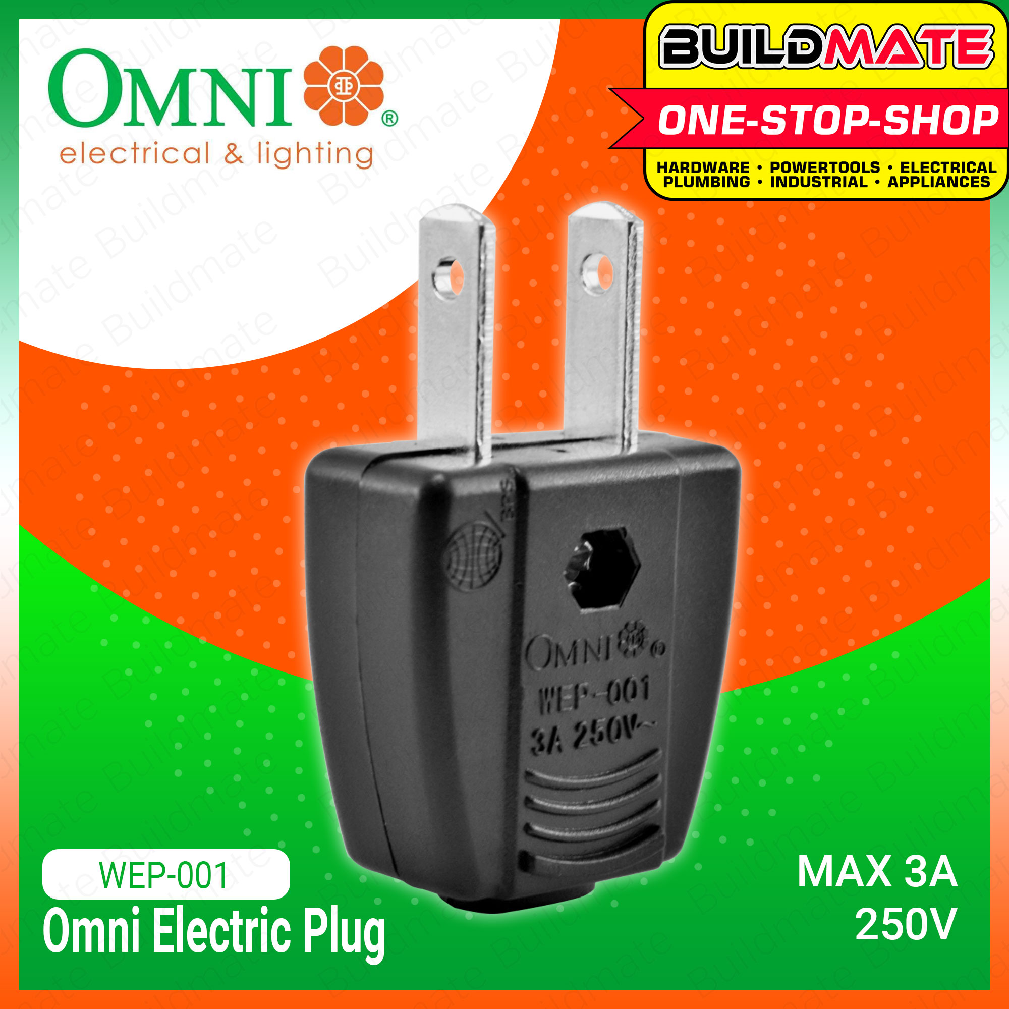 BUILDMATE Omni Universal Power Outlet Plug - 100% Authentic