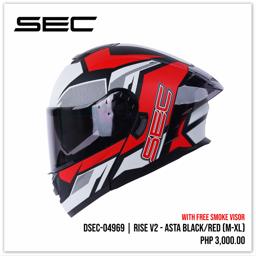 SEC RISE V2 ASTA Dual Visor Modular 