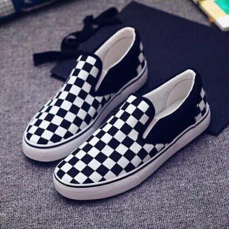 Vanss classic slip-on checkered of man and women shoes